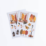 Swirling Leaves Stickers