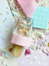 Cat with Confetti Popsicle Lip Gloss