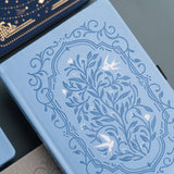 Songbird In Blue Dot Grid Notebook