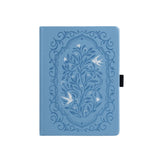 Songbird In Blue Dot Grid Notebook