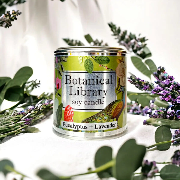 Spring Botanical Library Candle