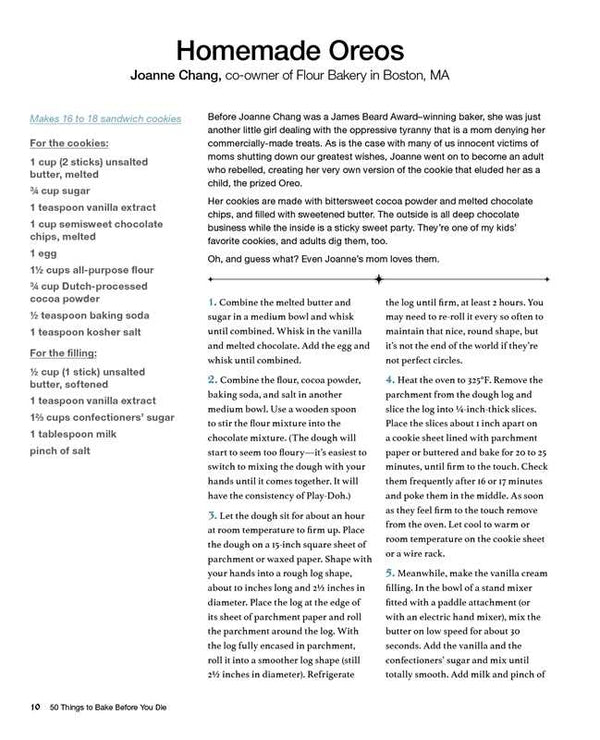 50 Things to Bake Before You Die, Allyson Reedy