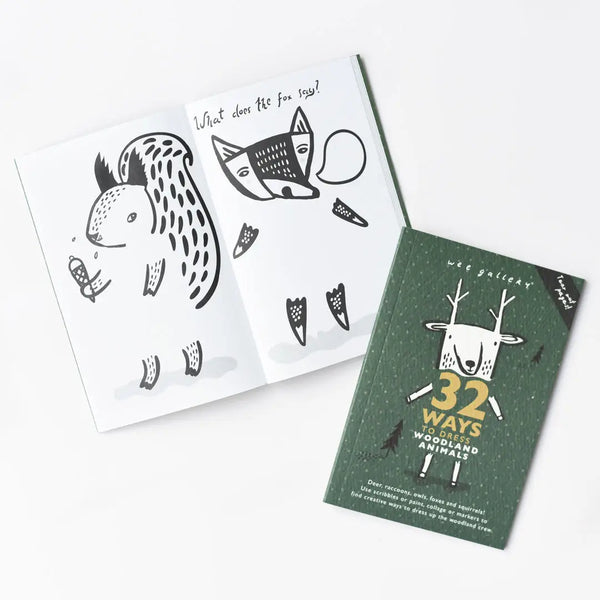 32 Ways to Dress Woodland Animals Activity Book