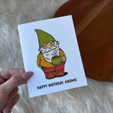 Happy Birthday Gnomie Card