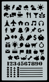 Essentials Dotted Journal Stencil Set