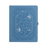 Songbird In Blue Dot Grid Notebook