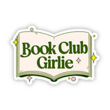 Book Club Girlie Green Sticker