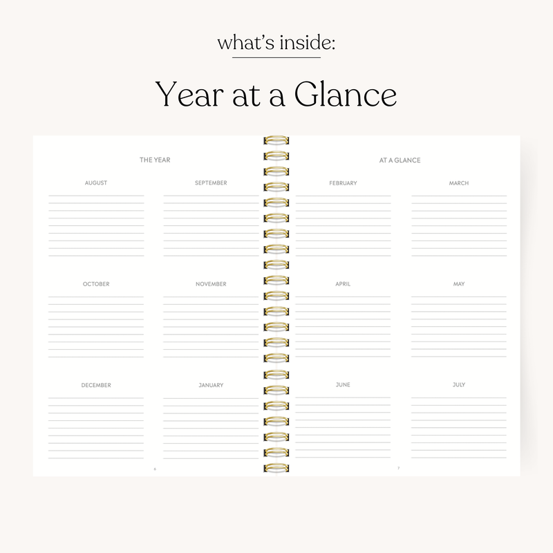 Summer Meadows 2025-2026 Academic Planner