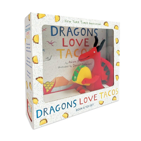 Dragons Love Tacos Book and Toy Set cover image