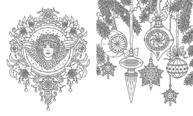 Merry Christmas Coloring Book, Hanna Karlzon