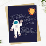 Another Lap Around the Sun Birthday Card