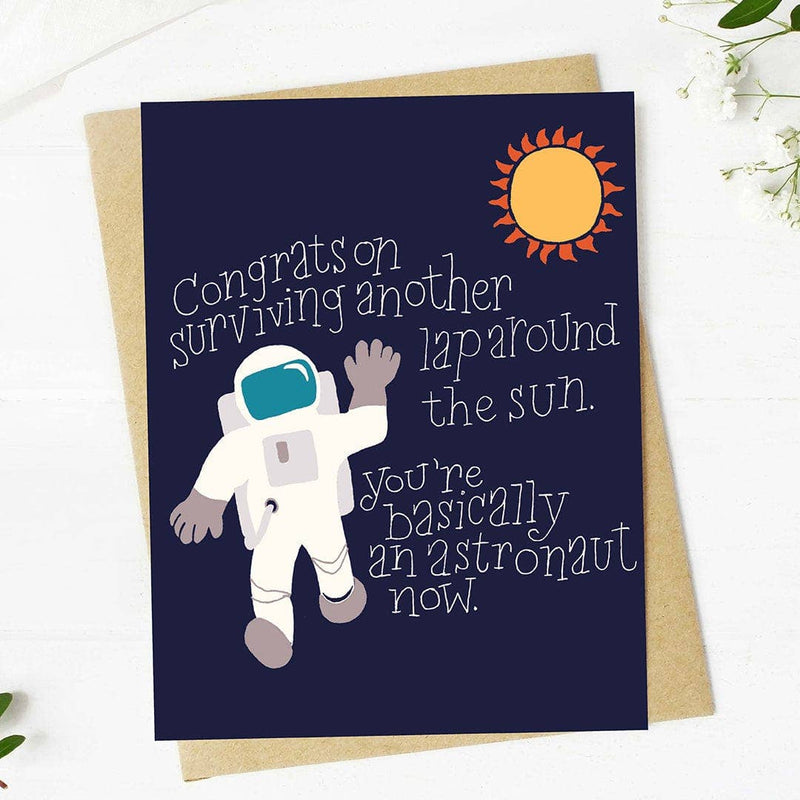 Another Lap Around the Sun Birthday Card
