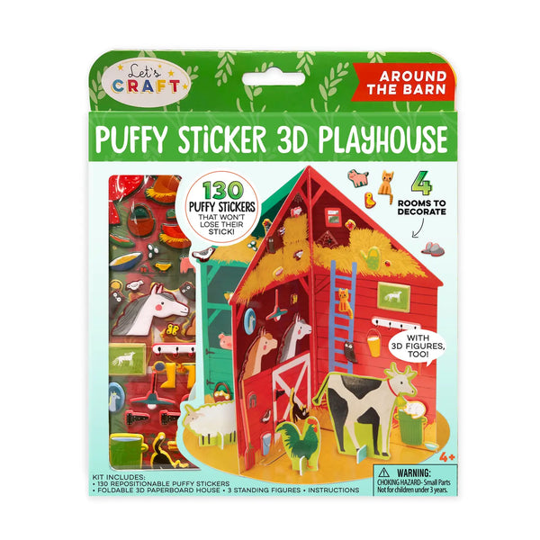 Puffy Sticker 3D Playhouse