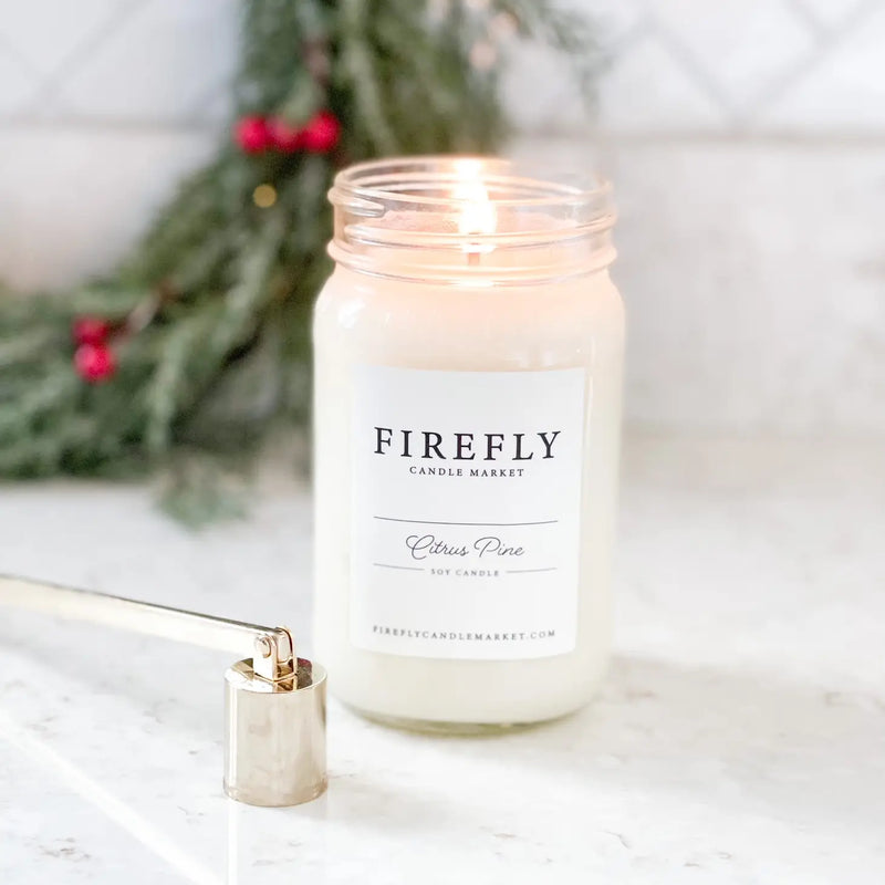 Citrus Pine Candle Bound Booksellers