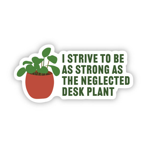 Neglected Desk Plant Sticker