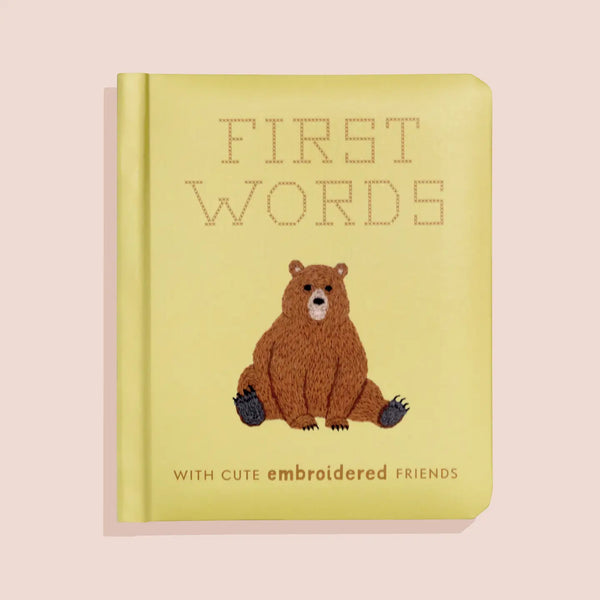 First Words with Cute Embroidered Friends, Libby Moore