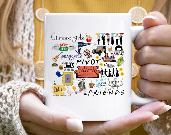 Gilmore Girls - Friends Mashup Mug