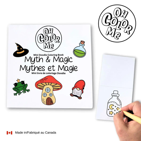 Mini Doodle Coloring Book