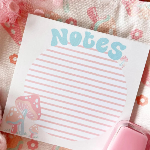Mushroom Notes Notepad