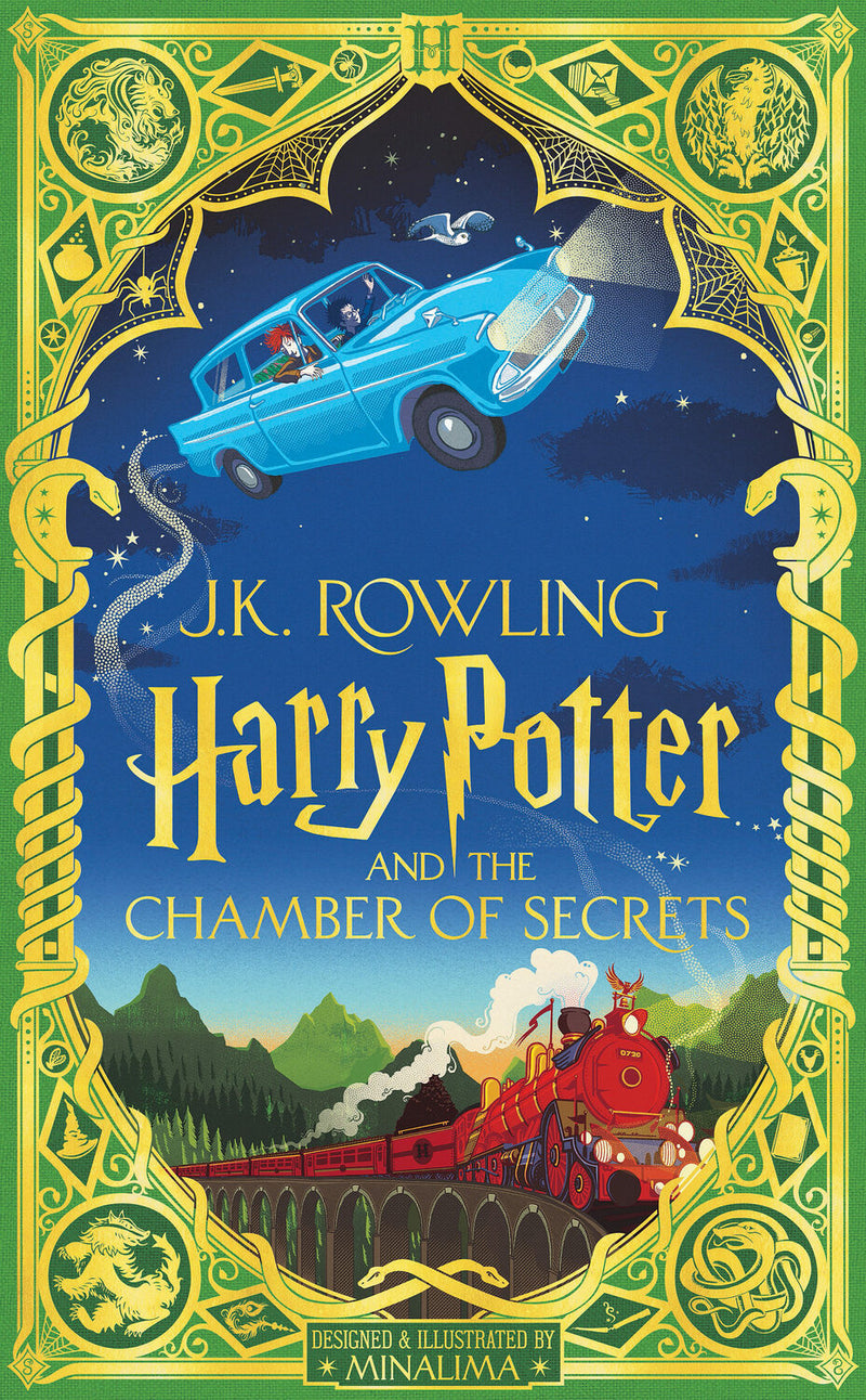 Harry Potter (Book 2): Harry Potter and the Chamber of Secrets (Minalima Illustrated Edition), J.K. Rowling