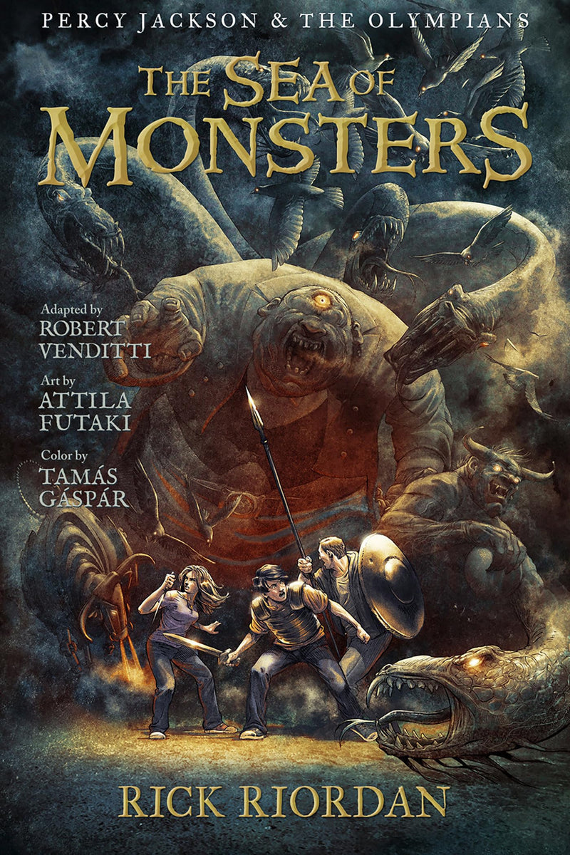 Percy Jackson and The Olympians (Book 2): The Sea of Monsters: The Graphic Novel, Rick Riordan and Robert Venditti