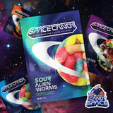 Sour Alien Worms: Freeze-Dried Gummy Worms