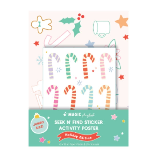 Seek N' Find Sticker Poster: Holiday Edition