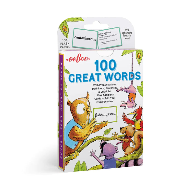 100 Great Words Vocabulary Flash Cards