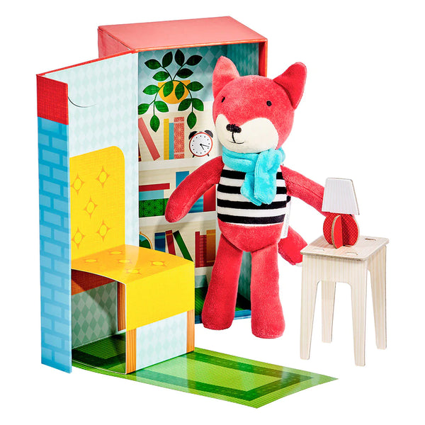 Frances the Fox in the Library Playset