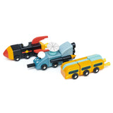 Space Race Wooden Play Set