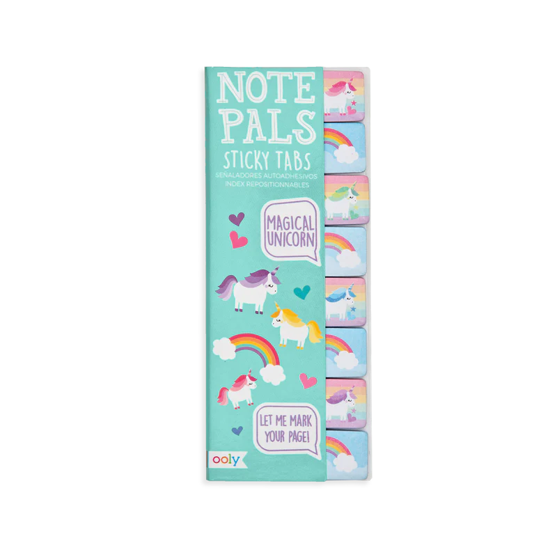 Note Pals Sticky Tabs: Magical Unicorn – Bound Booksellers and Gifts