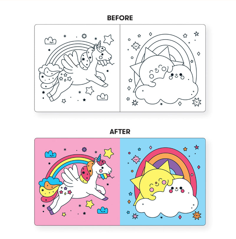 Unicorn Dreams Color Magic Bath Book