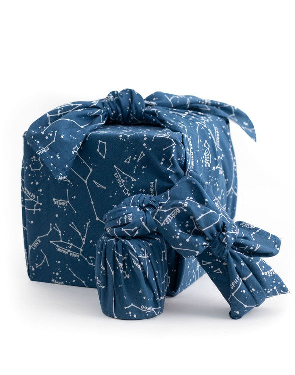 Constellations Fabric Gift Wrap Set