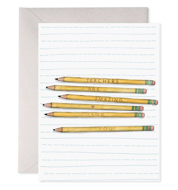 Teacher Pencils: Thank you